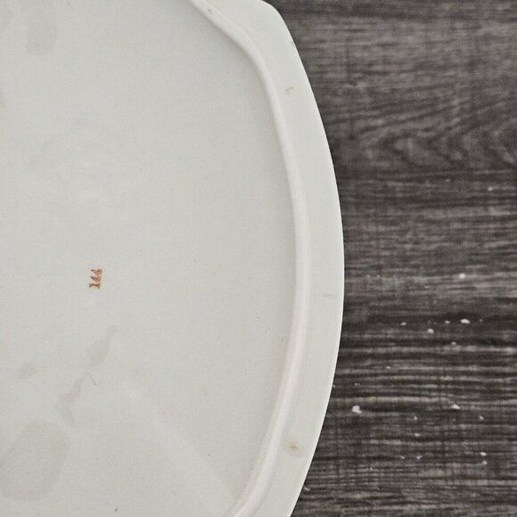 WH Grindley & Co England Serving Dish Chelsey Ivory Blue White Yellow Floral VTG - Picture 16 of 16